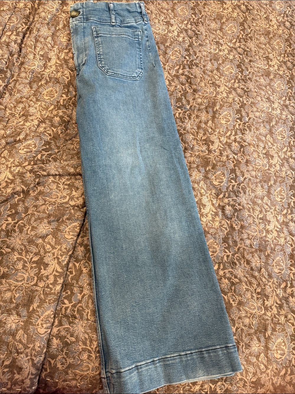 Anthropologie Light Blue Wide-Leg Jeans - Picture 5 of 6